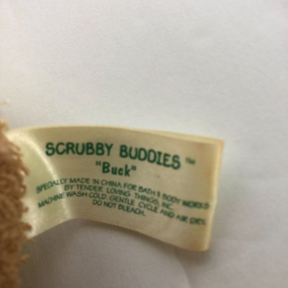 Bath Body Works Scrubby Buddies "Buck" the Reindeer Scrubbing Loofah 9" - Picture 7 of 9